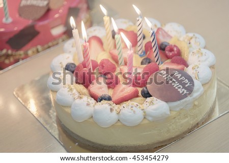 Cake for birthday