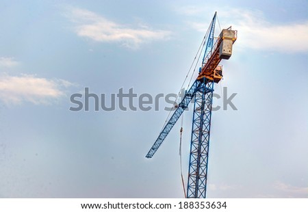 large lifting crane at the docks