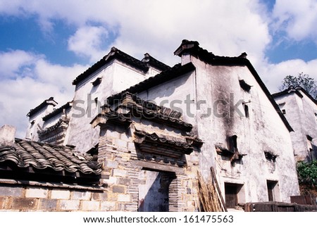 Chinese old buildings in Anhui