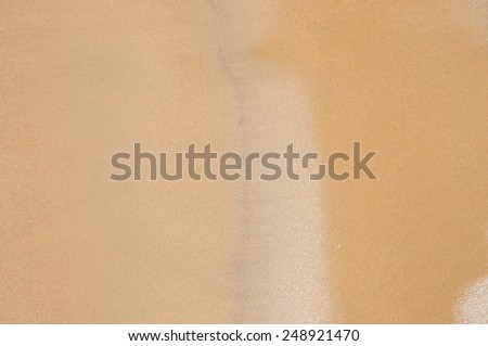 A background texture of wet and grainy natural sand