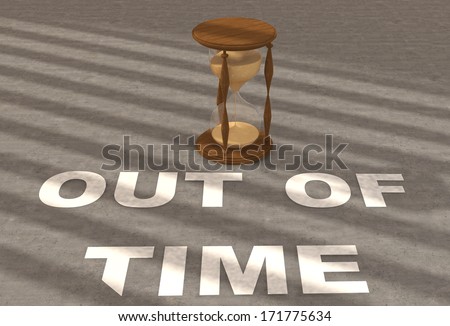 Text Out of time with clock