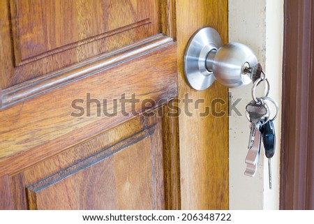 The doors with the key slot.