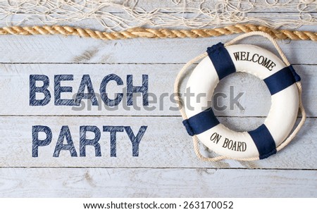 Beach Party - Welcome on Board