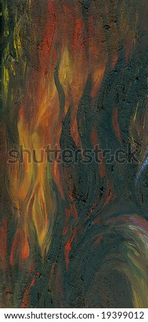 Abstract acrylic brush strokes background