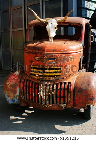 stock photo Old rusty truck