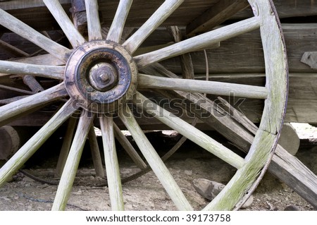 Antique Wagon Wheel, Cades Cove, Great Smoky Mountains National Park