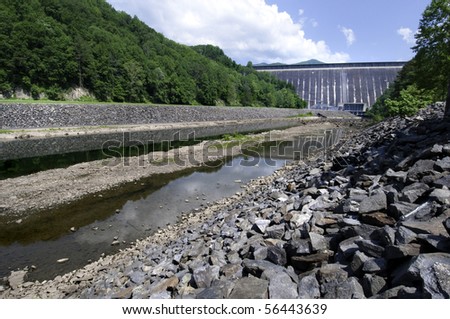 Fontana Dam - on the Little Tennessee River in North Carolina