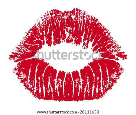 lipstick kiss tattoo. pink lipstick kiss. stock photo : lipstick kiss