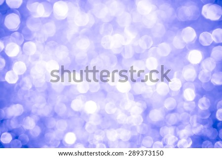 blue white boken background lights, blurred out of focus, shiny glittery lights or circle shapes, Christmas background