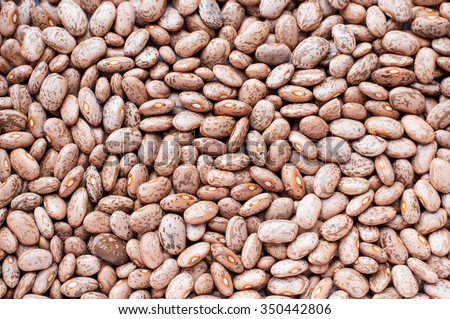Healthy Brown Pinto Beans with High Fiber and Low Fat Contents, used for Wallpaper Backgrounds. Captured in High Angle View