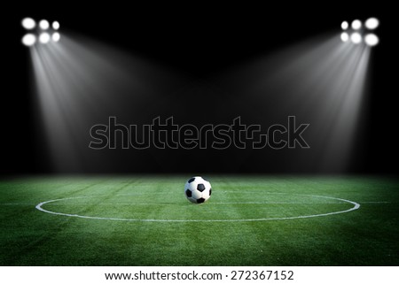 football at night stadium