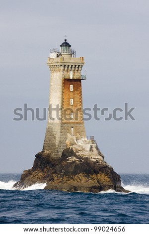stone lighthouse in brittany