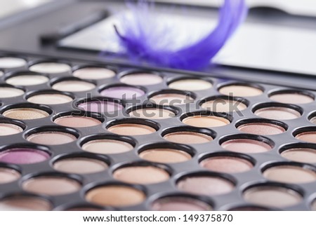 Absolutely woman\'s must-have an eye shadows - color make-up palette