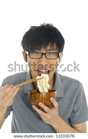 Boy Eating Food