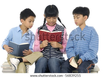 Pictures Of Kids Learning. stock photo : Kids learning