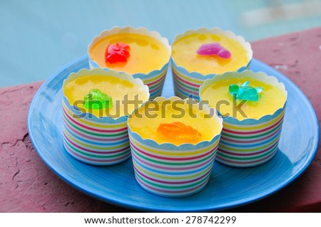 Pineapple and Mango Mousse