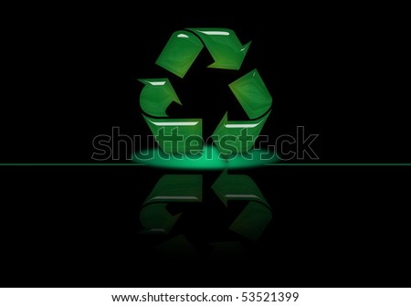 digital recycle symbol