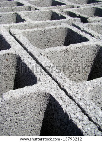 Cement bricks ready to use in building construction