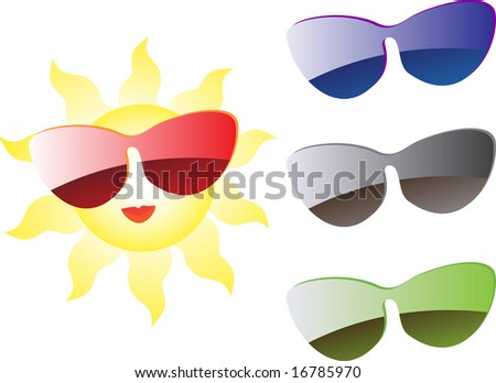 clip art sun with sunglasses. clip art sun with sunglasses.