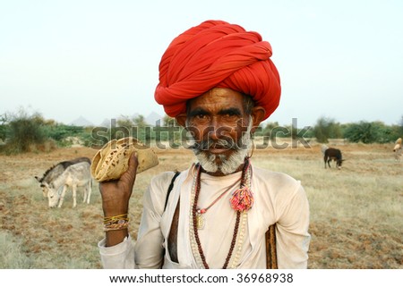 Indian Farmer on Indian Farmer Stock Photo 36968938   Shutterstock