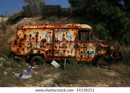 Vintage rusty truck