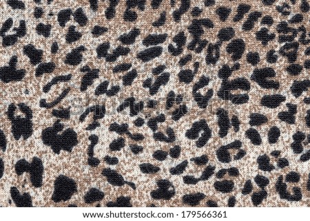 texture of knitted fabric with a leopard pattern for abstract backgrounds and for wallpaper