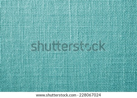the textured background of synthetic fabric with crisscross fibers of light green color