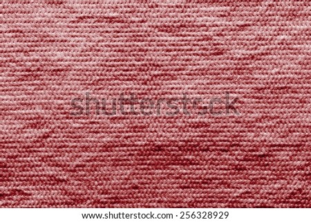 abstract texture of wadded fabric of red color for empty and pure backgrounds