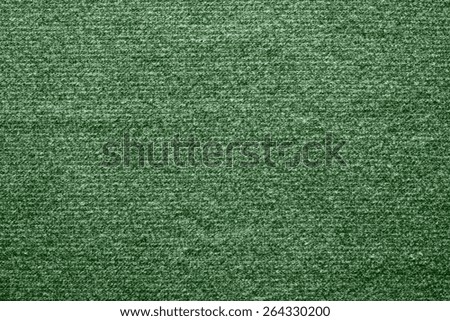 abstract textile texture of felt fabric with tinted stains of green color for empty and pure backgrounds