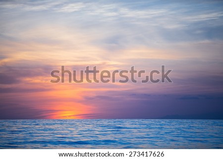 Title: Ocean Bliss Southern California Ocean Sunset