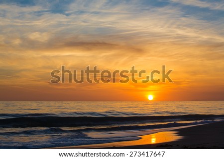 Title: Summer Dreams Southern California Ocean Beach Sand Sunset