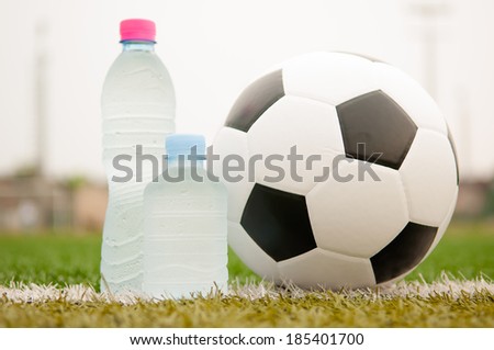 Football and fresh water after the match