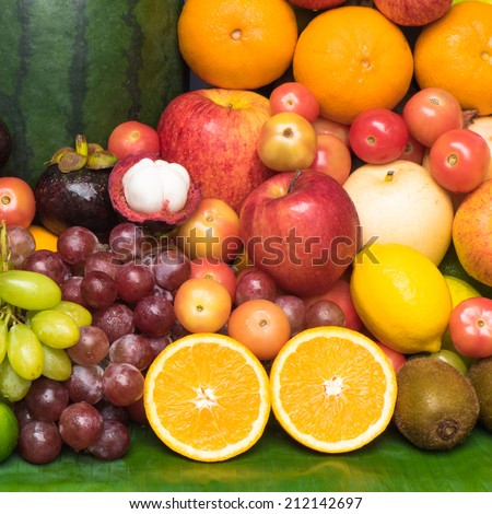 Fresh Fruit Grouped