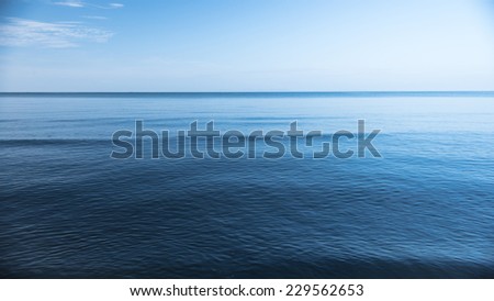 Blue Ocean and Calm