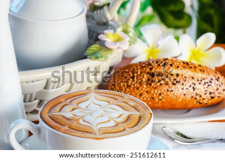 Coffee and Bakery for serve