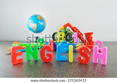 Study English conceptual image of education & knowledge