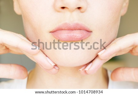 face contour. chin-line tightening.