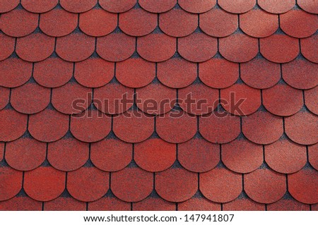 horizontal texture of red tiles