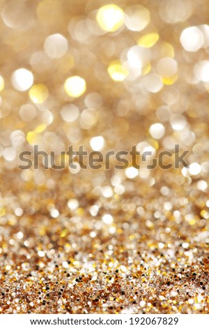 Soft lights silver and gold background - vertical