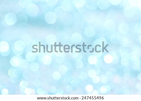 Soft blue turquoise glitter christmas abstract background - soft colors Defocused abstract blue christmas winter background Soft lights
