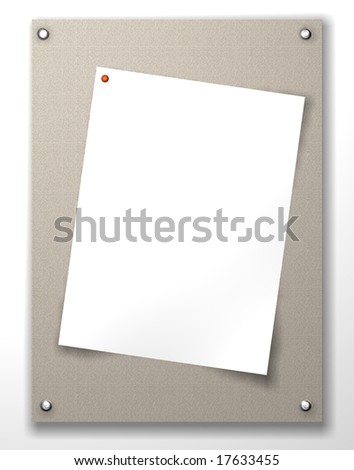 Notepad Paper Background. stock photo : border frame and blank notepad and a paper clip with ackground material