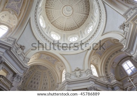 internal detail royal palace Reggia di Venaria - Turin