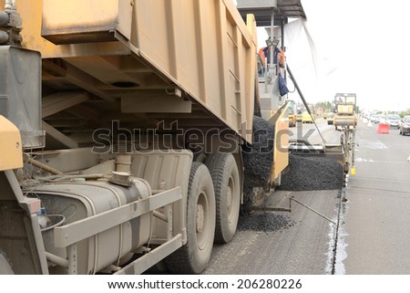 road construction equipment machines