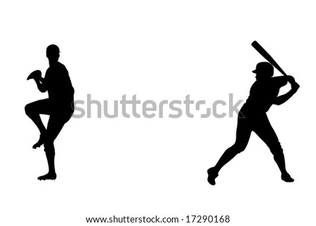 Baseball Hitter Silhouette