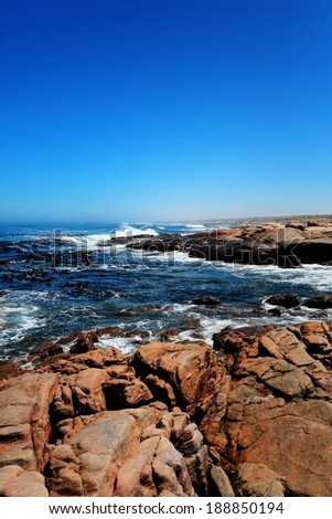 Seascape on the Skeleton coast, Namaqualand, Northern Cape, South Africa