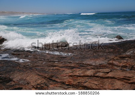 Atlantic seascape on the Skeleton coast, Namaqualand, Northern Cape, South Africa