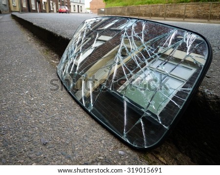 car rear view mirror
