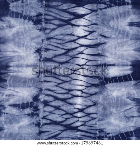 Material dyed batik Shibori Material dyed batik Shibori
