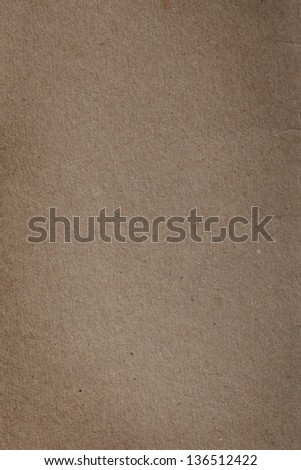 Old vintage paper poster brown carton texture or background