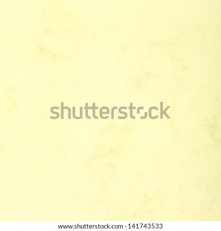 Old vintage yellow page paper texture or background. Square format